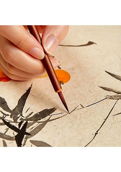 Tahrir Fırçası Kurt Kılı No:2 Çini, Seramik, Tezhip, Minyatür, Suluboya, Çizim, Resim Sanatı-3 Adet