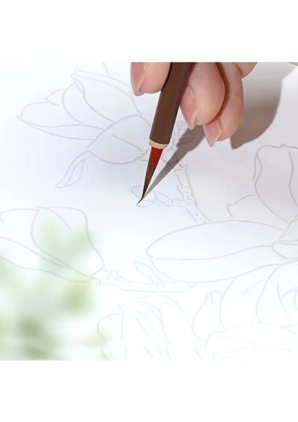 Tahrir Fırçası Kurt Kılı No:2 Çini, Seramik, Tezhip, Minyatür, Suluboya, Çizim, Resim Sanatı-3 Adet