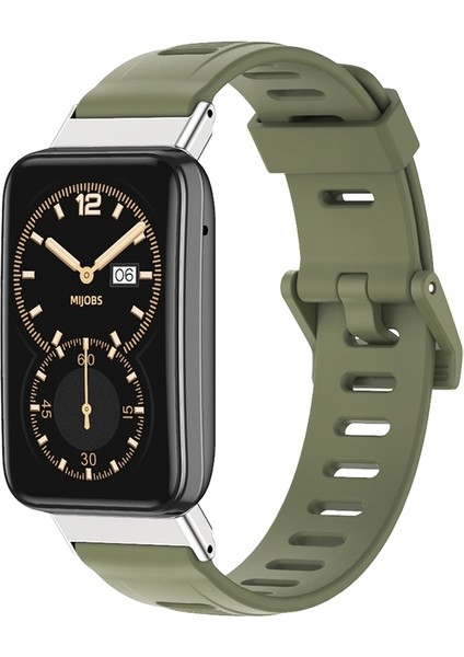 Xiaomi Mi Band 7 Pro Için Düz Delikli Tpu Watch Band (Yurt Dışından)
