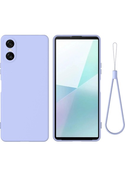 Sony Xperia 10 Vı Için Sıvı Silikon Telefon Kılıfı (Yurt Dışından)