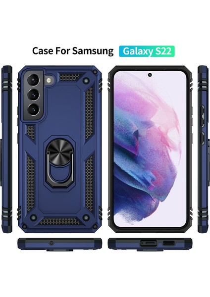 Samaung Galaxy S22 5g Için Darbeye Dayanıklı Tpu + Pc Kılıfı (Yurt Dışından) fiyatları
