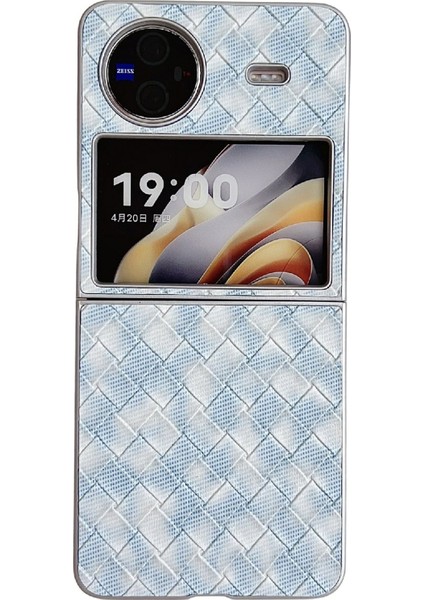 Vivo x Flip Için Renkli Dokuma Desenli Kılıf (Yurt Dışından)