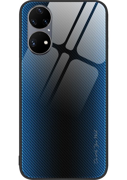 Huawei P50 Pro Için Gradyan Gl Telefon Kılıfı (Yurt Dışından)
