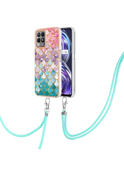 Oppo Realme 8i Için Imd Desenli Tpu Kılıf (Yurt Dışından)