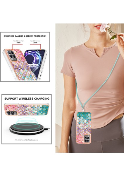 Oppo Realme 8i Için Imd Desenli Tpu Kılıf (Yurt Dışından) fırsatları