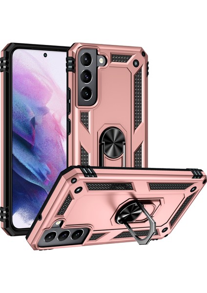 Samaung Galaxy S22 5g Için Darbeye Dayanıklı Tpu + Pc Kılıfı (Yurt Dışından)