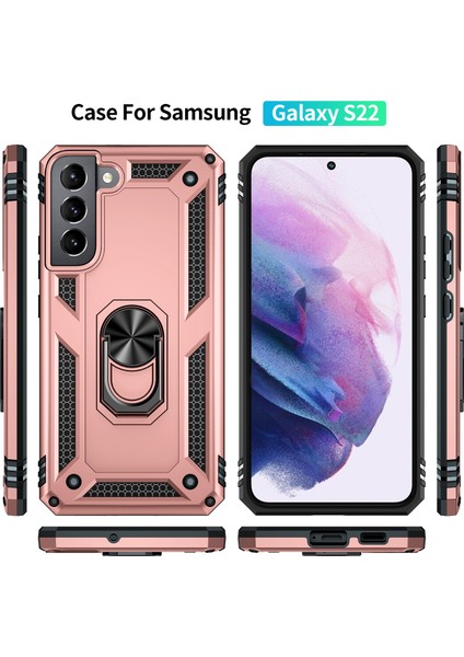 Samaung Galaxy S22 5g Için Darbeye Dayanıklı Tpu + Pc Kılıfı (Yurt Dışından) fiyatları