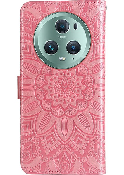 Honor Magic5 Pro Için Ayçiçeği Deri Kılıf (Yurt Dışından) fiyatları