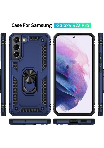 Samaung Galaxy S22+ 5g Için Darbeye Dayanıklı Tpu + Pc Kılıfı (Yurt Dışından) modelleri