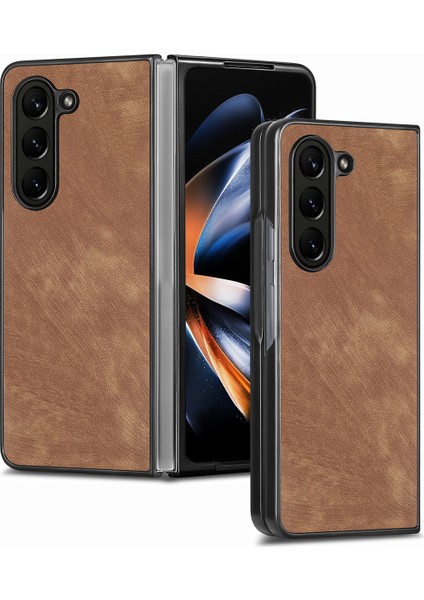 Deri Kılıf Pc Kılıfı Samsung Galaxy Z Fold6 (Yurt Dışından)