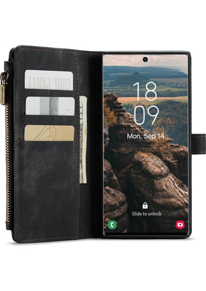 Samsung Galaxy S22 Ultra 5g Için C30 Çok Fonksiyonlu Pu Kılıf (Yurt Dışından) modelleri