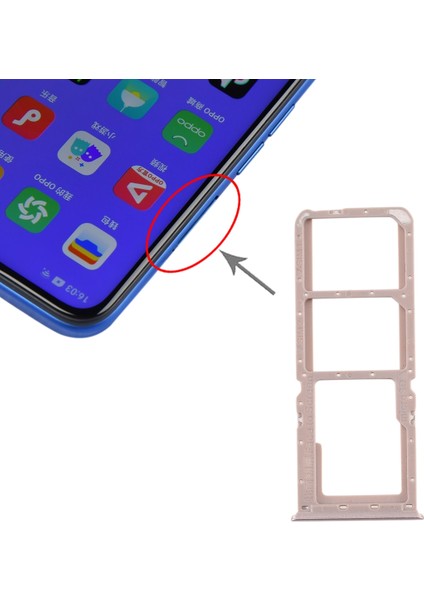 Oppo A11X/A11/A9(2020)/A5(2020) Için Tepsi + Tepsi + Mikro Sd Kart Tepsisi (Yurt Dışından)
