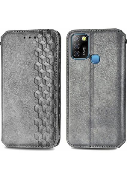 Infinix Smart 5 Için Kübik Preslenmiş Pu Kılıf (Yurt Dışından) fiyatları