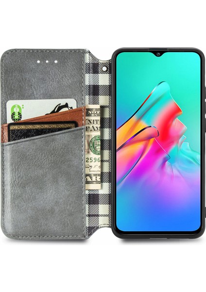 Infinix Smart 5 Için Kübik Preslenmiş Pu Kılıf (Yurt Dışından) modelleri