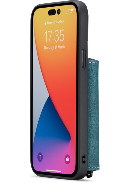 iPhone 14 Pro Max Için Manyetik Fermuarlı Cüzdan Kılıfı (Yurt Dışından) modelleri