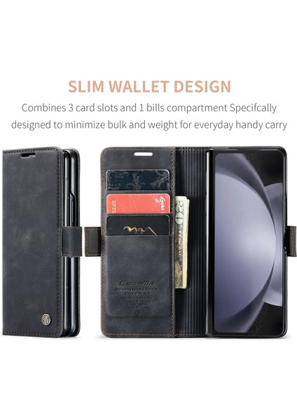 CASEME-013 Samsung Galaxy Z Fold5 Deri Kılıf (Yurt Dışından) indirimleri