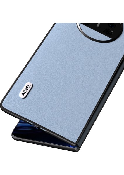 Huawei Mate X3 Için Hakiki Deri Dalga Telefon Kılıfı (Yurt Dışından) fırsatları