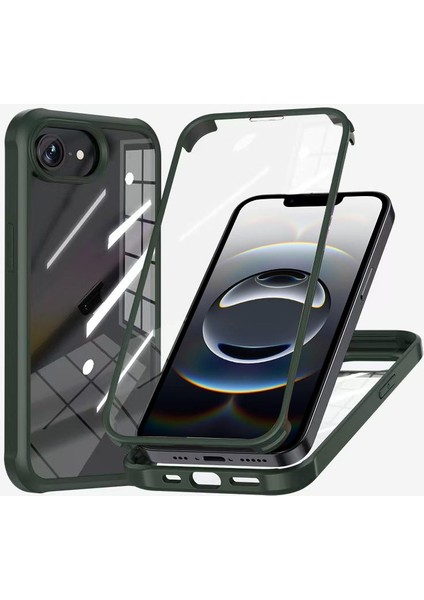 iPhone 16E Için Çift Taraflı Plastik Gl Telefon Kılıfı (Yurt Dışından)