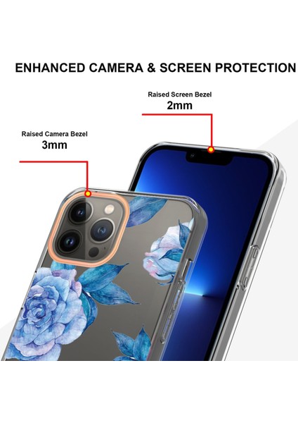 iPhone 14 Pro Için Çiçekler ve Bitkiler Tpu Kılıf (Yurt Dışından) fırsatları