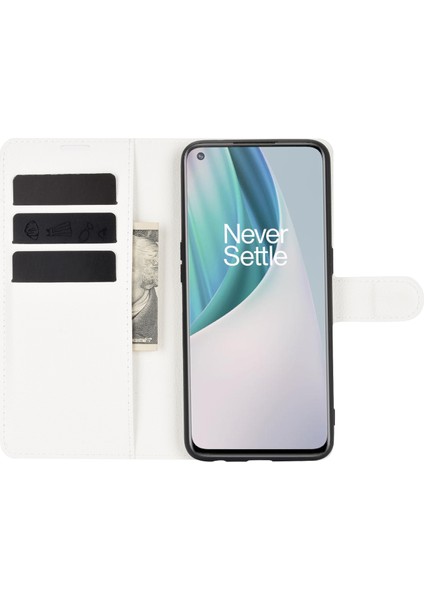 Oneplus Nord N10 Litchi Doku Çevirme Koruyucu Tpu Kılıf Için Oneplus Nord N10 5g (Yurt Dışından) indirimleri