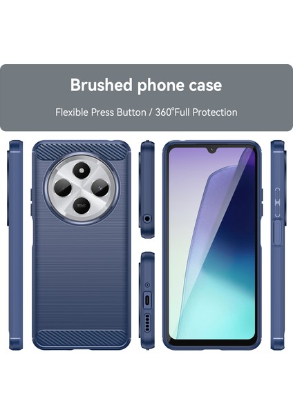 Redmi 14C 4g Için Fırçalanmış Dokulu Tpu Kılıf (Yurt Dışından) modelleri