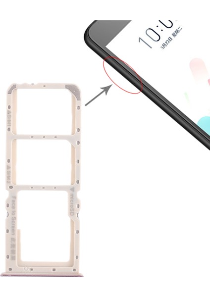 Oppo A5 / A3S Için 2 x Tepsi + Mikro Sd Kart Tepsisi (Yurt Dışından)