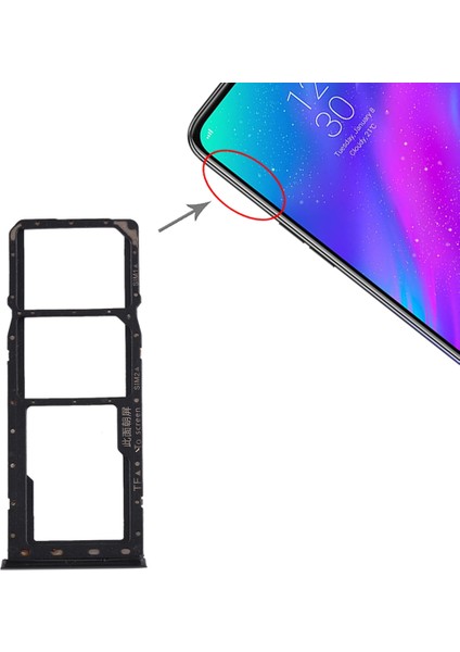 Oppo Realme 3 Için Tepsi + Mikro Sd Kart Tepsisi (Yurt Dışından)