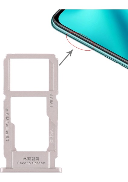 Oppo R11 Plus Için Tepsi + Mikro Sd Kart Tepsisi (Yurt Dışından)