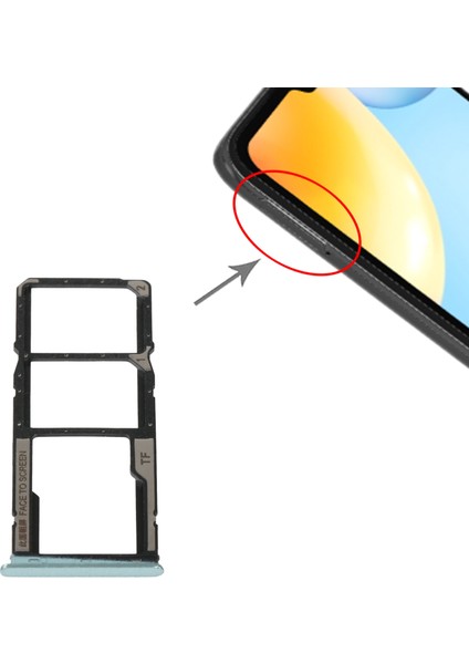 Xiaomi Redmi 10C/REDMI 10 Hindistan Tepsisi + Mikro Sd Kart Tepsisi Için (Yurt Dışından) fırsatları