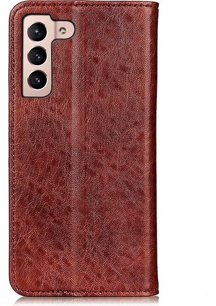 Samsung Galaxy S22 5g Için Crazy Horse Doku Pu Kılıf (Yurt Dışından) fırsatları