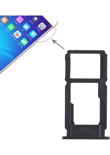 Oppo R11 Için Tepsi + Mikro Sd Kart Tepsisi (Yurt Dışından)
