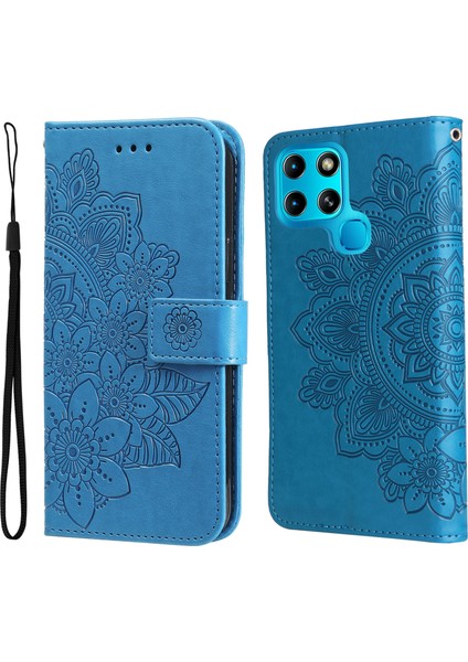 Infinix Smart 6 Için Pu Telefon Kılıfı (Yurt Dışından)