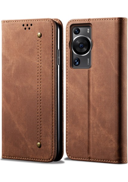 Huawei P60/P60 Pro Için Denim Dokulu Kılıf (Yurt Dışından)