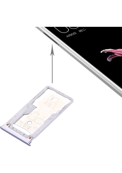 Xiaomi Mi Max Için Sım ve Sım / Tf Kart Tepsisi (Yurt Dışından)