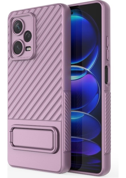 Xiaomi Redmi Note 12 Pro+ Global Için Dalgalı Dokulu Tpu Kılıf (Yurt Dışından)