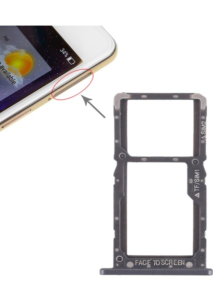 Xiaomi Pocophone F1 Için Tepsi + Mikro Sd Kart Tepsisi (Yurt Dışından)