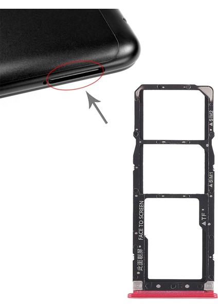 Xiaomi Redmi 6 Pro Için Tepsi + Mikro Sd Kart Tepsisi (Yurt Dışından)