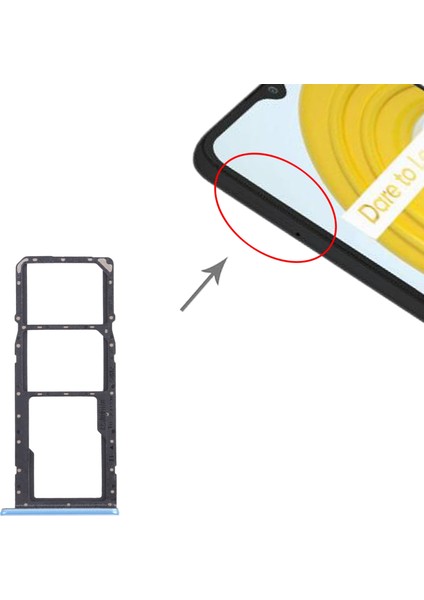 Oppo Realme C21 Için Tepsi + Mikro Sd Kart Tepsisi (Yurt Dışından) fırsatları