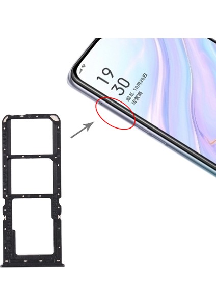 Oppo A11 Için Tepsi + Tepsi + Mikro Sd Kart Tepsisi (Yurt Dışından)