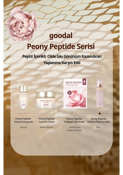 Peptit Içerikli, Yaşlanma Karşıtı Mist Goodal Peony Peptide Volume Mist Essence