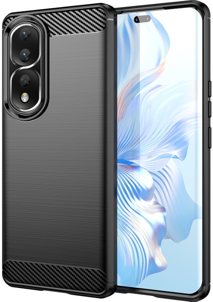 Honor 90 Pro Için Fırçalanmış Dokulu Tpu Telefon Kılıfı (Yurt Dışından)