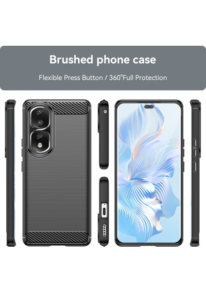 Honor 90 Pro Için Fırçalanmış Dokulu Tpu Telefon Kılıfı (Yurt Dışından) modelleri