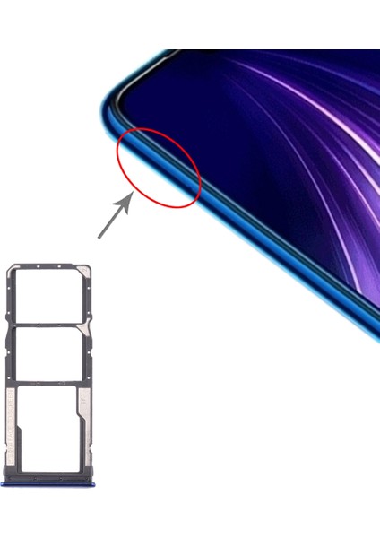 Xiaomi Redmi Note 8 Için Tepsi+Mikro Sd Kart Tepsisi (Yurt Dışından)