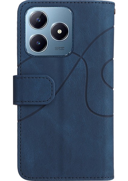 Realme C63 / C61 / Note 60 Için 9 Kartlı Fermuarlı Pu Telefon Kılıfı (Yurt Dışından) modelleri