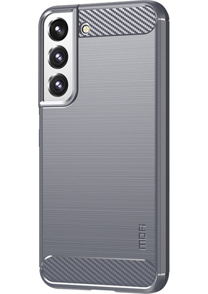 Samsung Galaxy S22+ 5g Için Fırça Karbon Fiber Tpu Kılıf (Yurt Dışından)