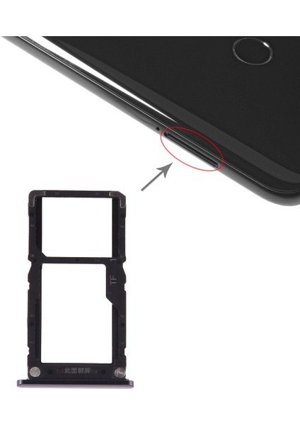Xiaomi Mi 8 Için Tepsi + Mikro Sd Kart (Yurt Dışından)