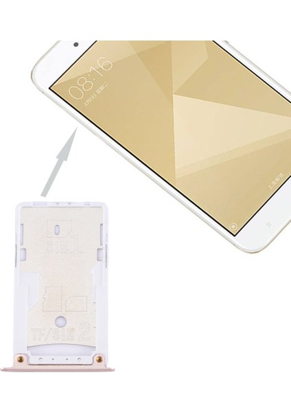 Xiaomi Redmi 4x Sım ve Sım / Tf Kart Tepsisi Için (Yurt Dışından)