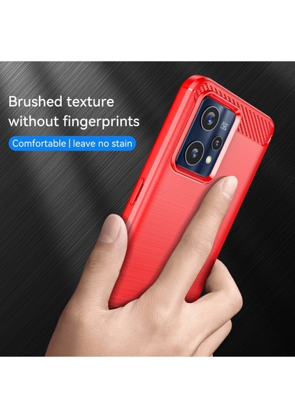 Realme 9 Için Fırçalanmış Doku Kılıfı (Yurt Dışından) fırsatları