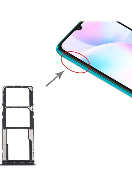 Xiaomi Redmi 9A Için Tepsi + Mikro Sd Kart Tepsisi (Yurt Dışından) fırsatları