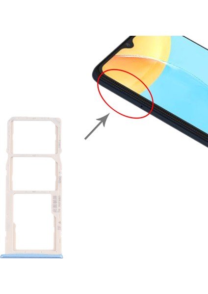 Oppo A35 CPH2179 Için Tepsi+Mikro Sd Kart Tepsisi (Yurt Dışından) fırsatları